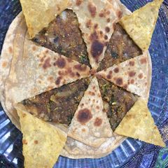 A picture of Sattu ka parantha.