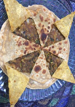 A picture of Sattu ka parantha.