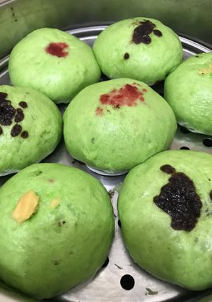 Foto resep Bakpao pandan