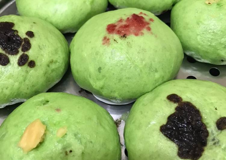 Bagaimana Menyiapkan Bakpao pandan, Lezat