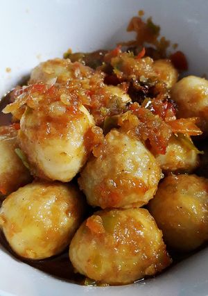 Foto resep Telor puyuh balado