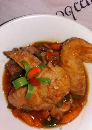 Foto resep Sayap asam manis pedas