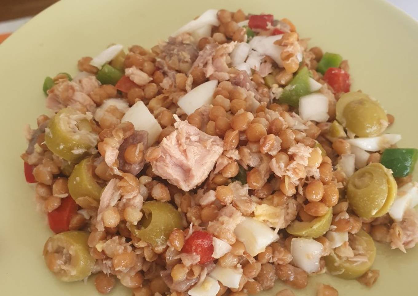 Ensalada de lentejas