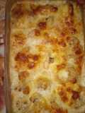 Coliflor en salsa bechamel gratinado