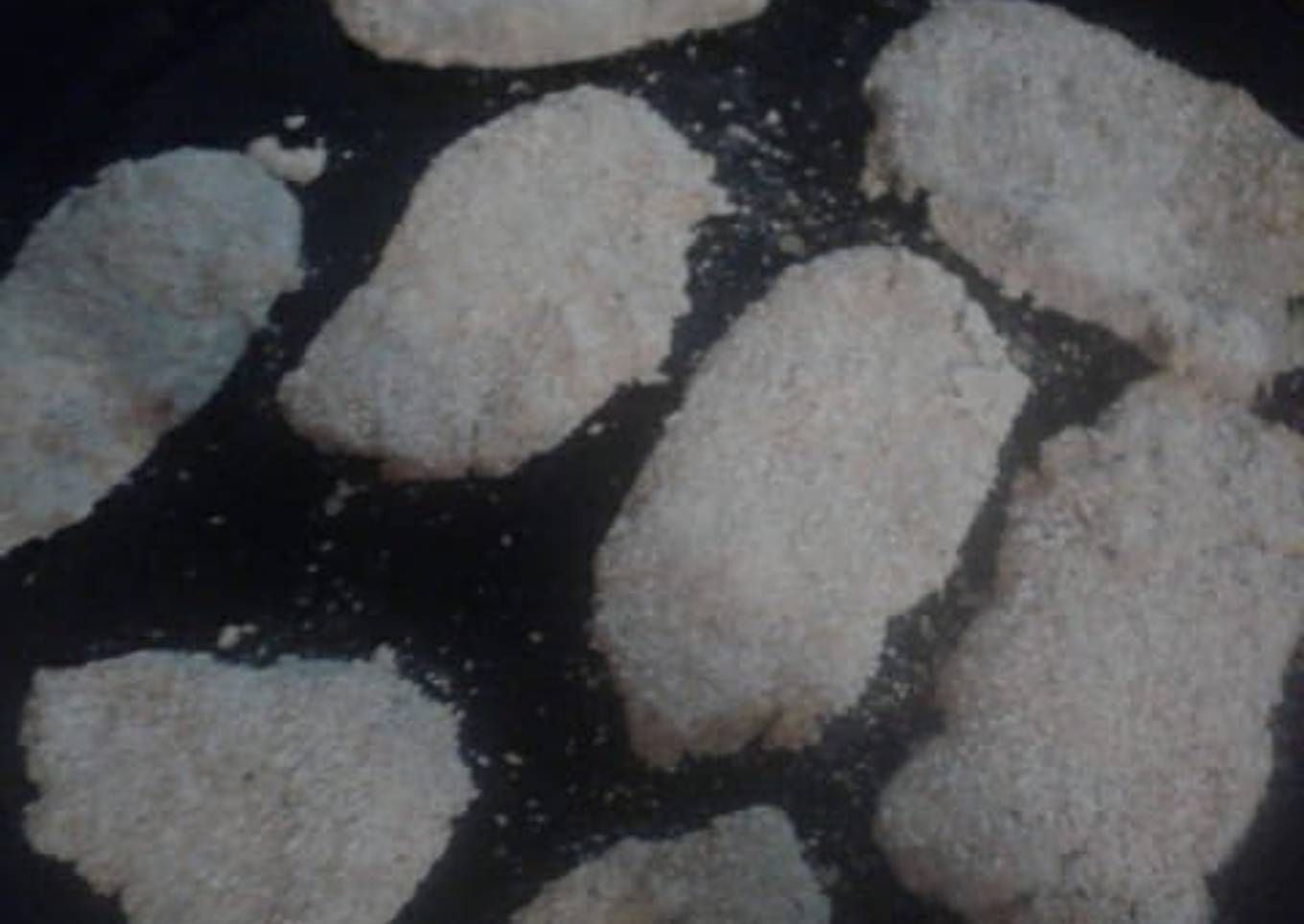 Milanesas hechas con legugumbres