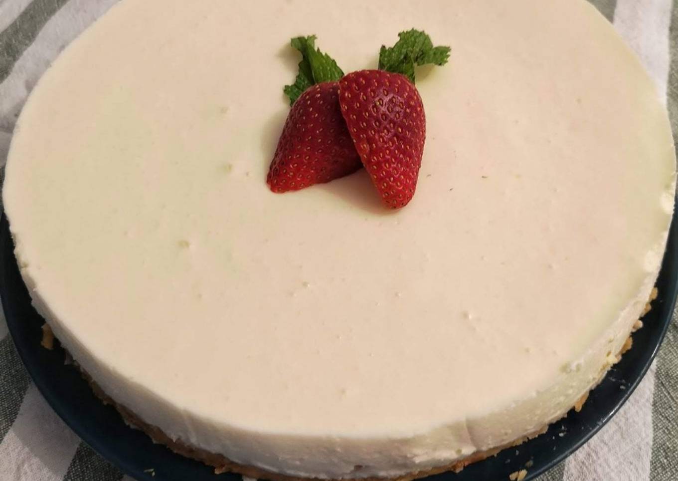 Tarta de limón sin horno