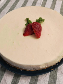 Una foto de Tarta de limón sin horno