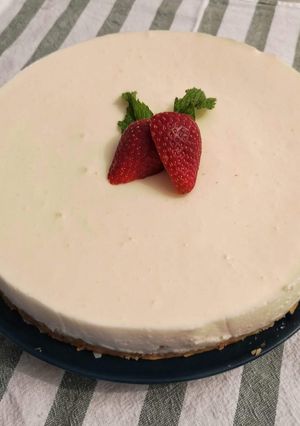 Una foto de Tarta de limón sin horno