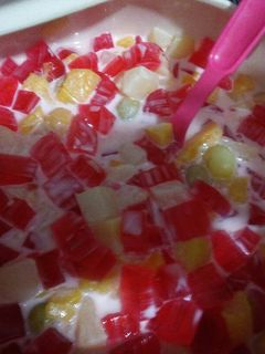 Una foto de Gelatina frutal