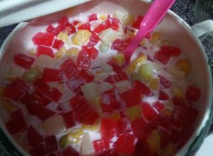 Una foto de Gelatina frutal