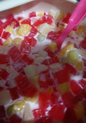 Una foto de Gelatina frutal