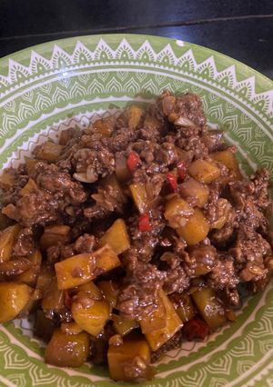 Foto resep Tumis kentang daging cincang