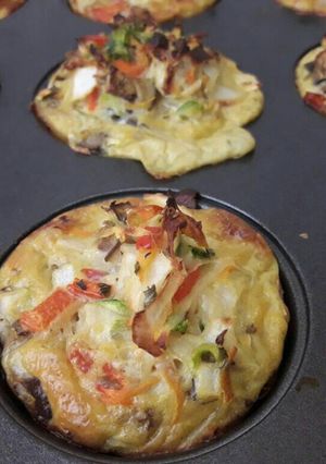 Una foto de Muffins de vegetales