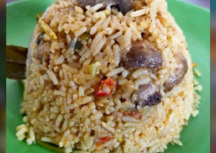 Recipe of Homemade Mushroom Dum Biryani