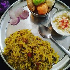 A picture of Lauki Moong khichdi.