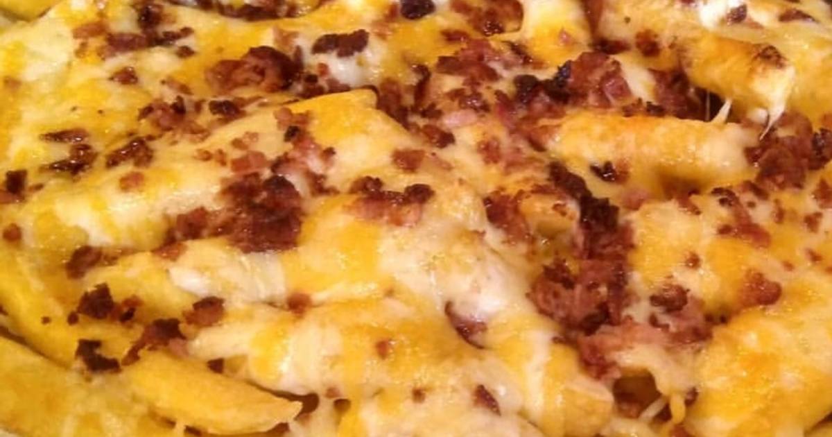 Bacon cheese fries (estilo Foster) Receta de Chefita Cookpad