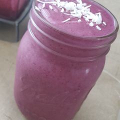 Vegan Power PBJ Smoothie A picture of Vegan Power PBJ Smoothie.