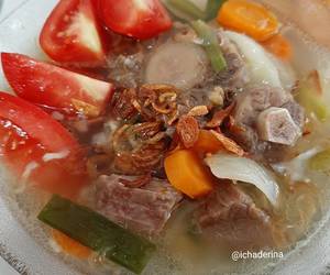 Cara Cepat Sop buntut daging sapi Yummy Mantul