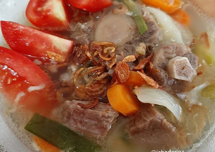 Resep Sop buntut daging sapi, Enak Banget