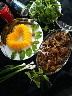 عکسی از دستور خورشت کنگر solm@z