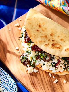 Una foto de Pitas con Relleno de Espinacas