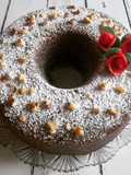 Ciambella noci e caffè cotta al vapore