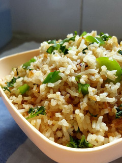 A picture of Green Pepper Fried Rice.