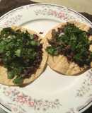 Tacos de carne asada