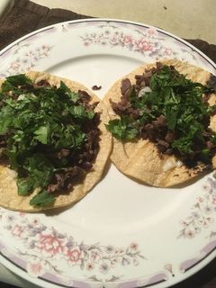 Una foto de Tacos de carne asada