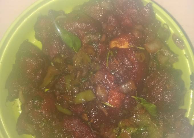 Smokey chicken Manchurian