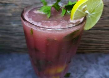 Fresh, Prepare Recipe Watermelon Mojito Savory Delicious