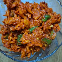 A picture of Raw turmeric pickle.