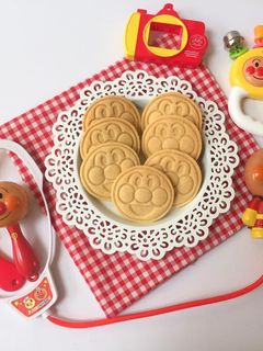 Foto resep Anpanman butter cookies