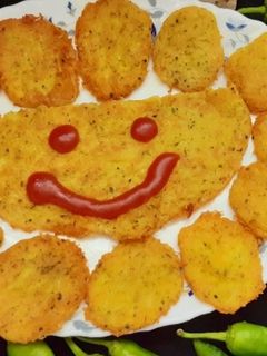 عکسی از دستور کوکو سیب زمینی 🥔خام