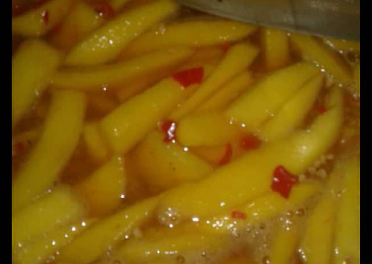 Recipe: Perfect Asinan mangga 😍😍
