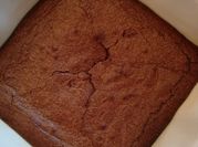 Una foto de fondant chocolate