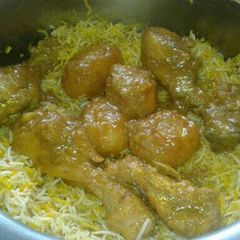 A picture of #Chicken biriyani.