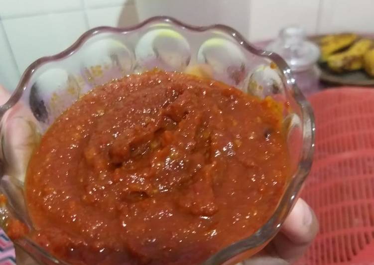 Sambel terasi mantap