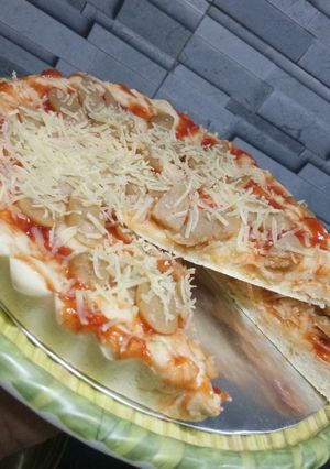 Foto resep Pizza Empuk anti gagal tanpa di ulen lama