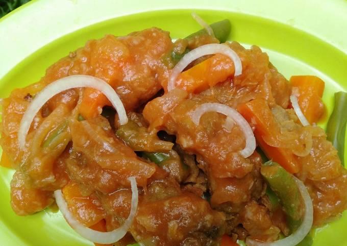 52. Ikan Nila filet asam manis