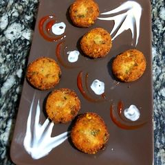 A picture of Corn tikki.