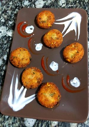 A picture of Corn tikki.