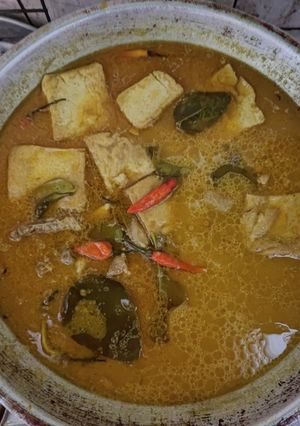 Foto resep Kare Ayam Tahu Bumbu Giling