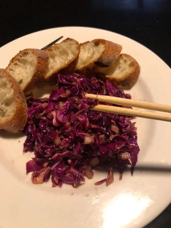 Cara Gampang Membuat Resep  Simple breakfast- violet edition / easy and simple salad dengan 2 bahan utama yang Lezat Sekali, Sempurna