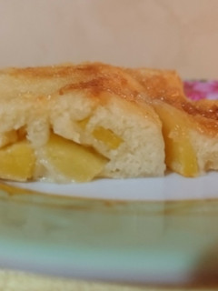 Una foto de Torta de manzanas 🍎 Invertida