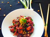 মঙ্গোলিয়ান প্রন (Mongolian prawn recipe in Bengali)