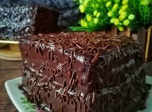 Gambar Kek Coklat Super Moist