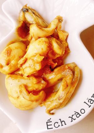 Hình của món Ếch Xào Lăn.