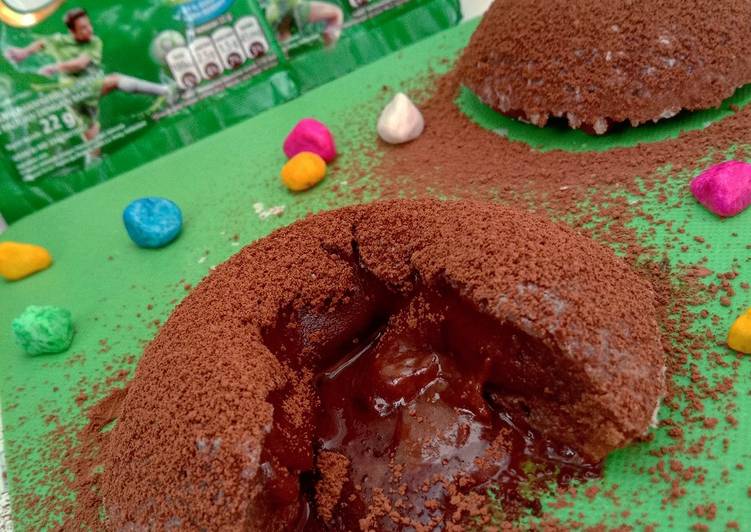 Resep Milo Lava Cake, lumer banget 🤤 Enak dan Antiribet