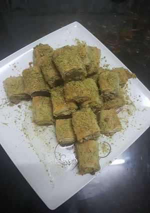 صورة لوصفة البقلاوه 😄🙄😋😋😋